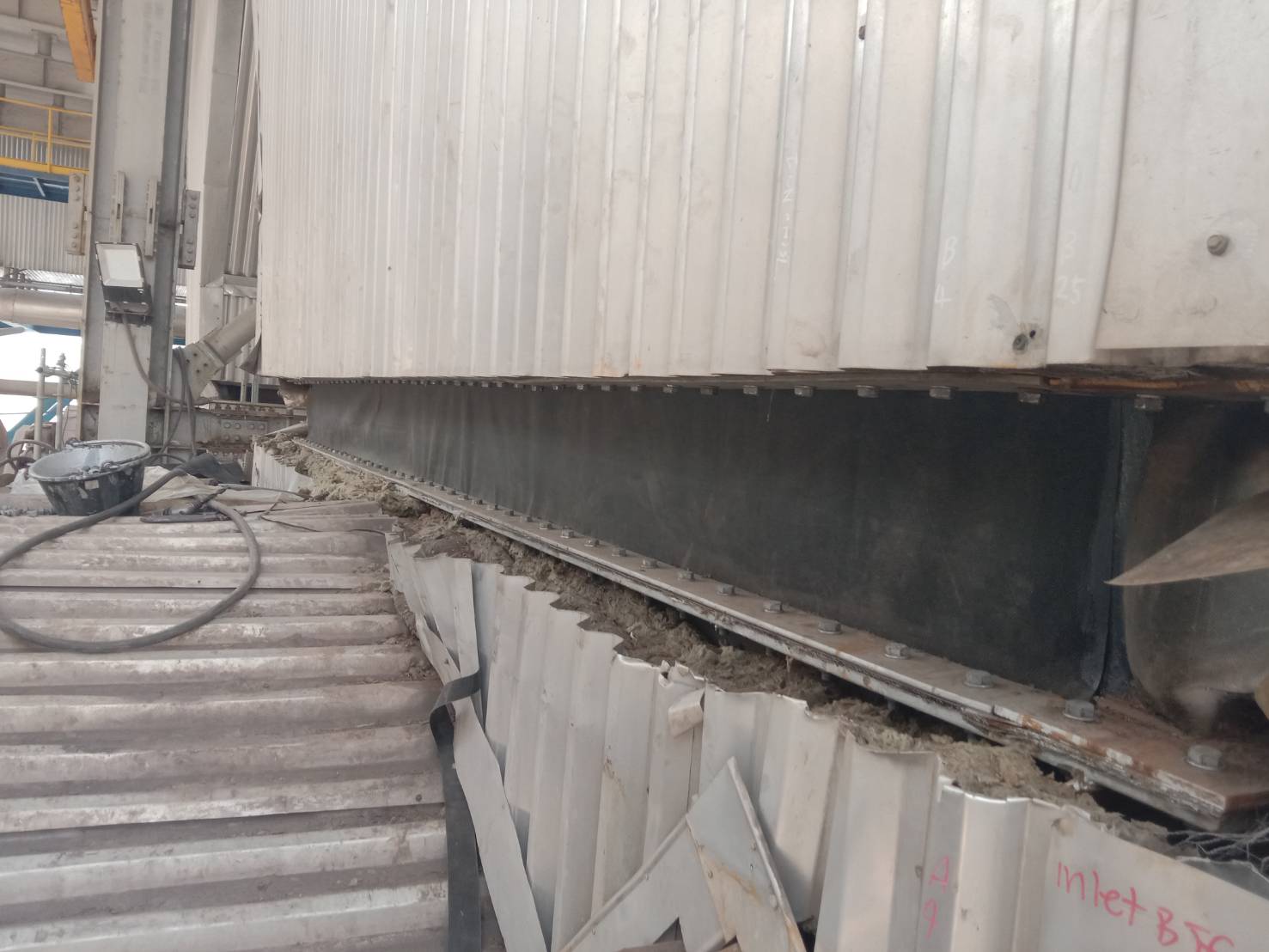 Fabric expansion joint repair