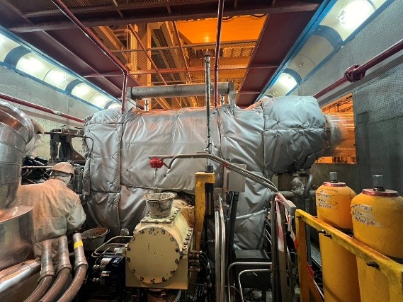 Insulation jacket installation